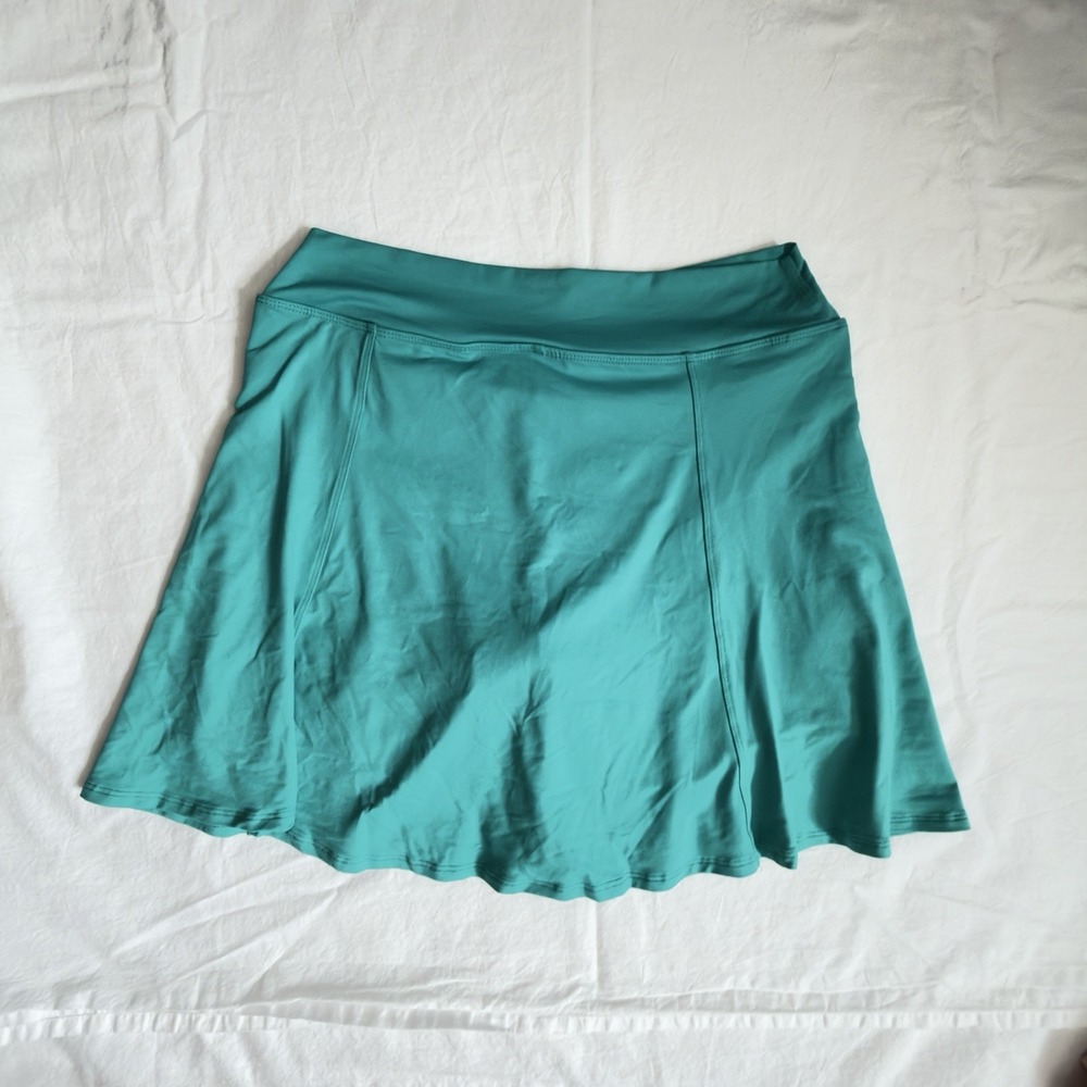Dona Jo Skort Skirt 3 (XL) Solid Green Golf Tennis PB Athletic Wear